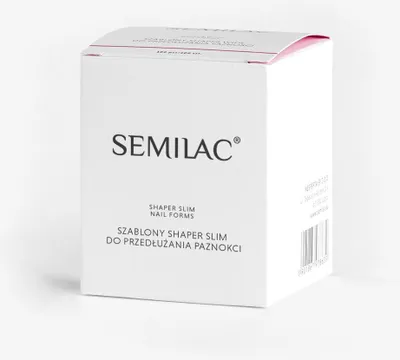 Obrázok produktu pre SEMILAC Šablóna na predĺženie nechtov Slim 1op.-100ks