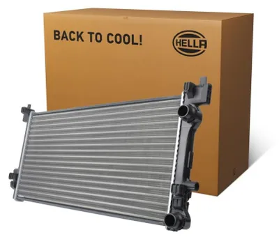 Produktbild von HELLA 8MK 366 301-711 Kühler Wasserkühler Motorkühler für VW Golf VII Schrägheck (5G1, BQ1, BE1, BE2) Golf VII Variant (BA5, BV5) T-Roc (A11) Touran