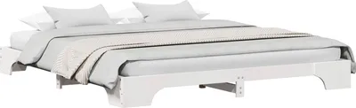 Obrázek produktu pro vidaXL Rám postele bílý 180 x 200 cm z masivního borovicového dřeva