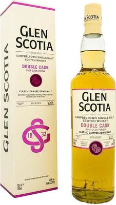 Produktbild von Glen Scotia Double Cask Rum Cask Finish + Box 700ml 46% Vol.