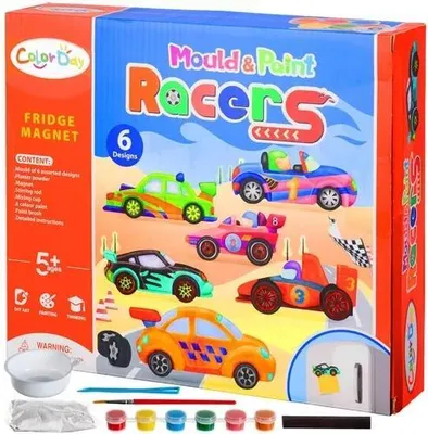 Obrázok produktu pre Kruzzel 22430 Sada na výrobu magnetov - autíčka