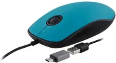 Obrázek produktu pro Tnb TNB Sunset - Maus mit USB-A und USB-C - Kabel - Blau