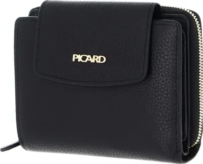 Image de PICARD porte-monnaie Java 1 Wallet Black noir