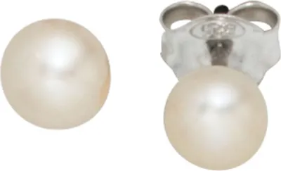Produktbild von JOBO Ohrstecker 925 Sterling Silber rhodiniert 2 Süßwasser Perlen Ohrringe
