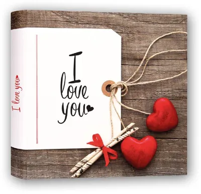 Produktbild von ZEP Hochzeitsalbum „Valentine A“, weiß, 24 x 24 cm, Einband mit Kunstdruck, Schachtel