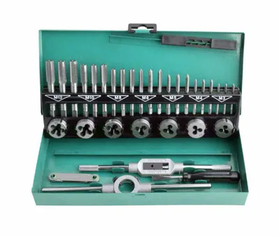 Zdjęcie produktu dla Awtools zestaw gwintowników i narzynek /32el.