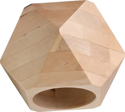 Produktbild von Wandleuchte WOODY Naturholz 1xG9 8W Holz 12x14x12cm Sollux Lighting