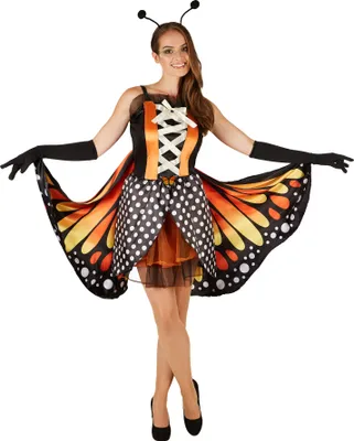 Produktbild von dressforfun® Frauenkostüm Schmetterling großer Feuerfalter