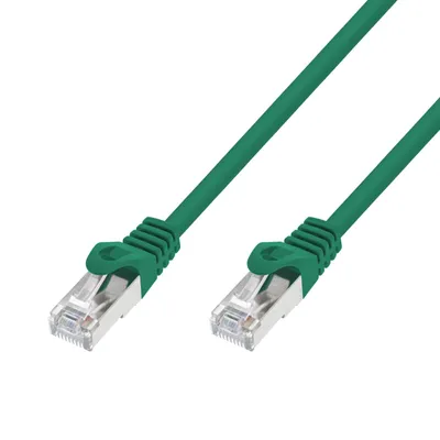 Produktbild von Extralink, LAN-Patchkabel, Kupfer Netzwerkkabel, Twisted Pair, Cat.7 S/FTP 15m 20G, Grün