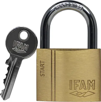 Obrázek produktu pro Klíčový zámek IFAM SR40 mosazná ocel 1,31 x 3,98 x 3,19 cm