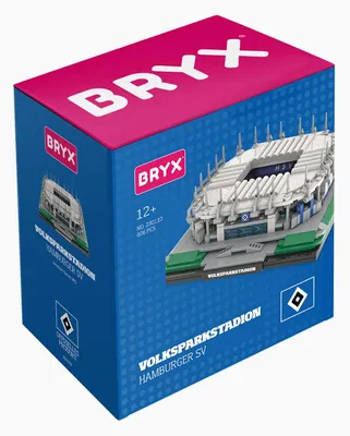 Produktbild von BRYX Volksparkstadion Hamburger SV Klemmbaustein Set 806 Teile ab 12 Jahre