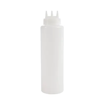 Produktbild von Vogue transparente Quetschflasche mit 3 Spritzdüsen 1L