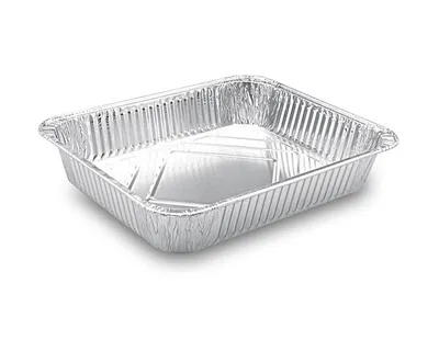 Produktbild von 8x Aluschalen Backform Auflaufform Gastronorm 326x262x60mm 3610 ml Typ 1/2