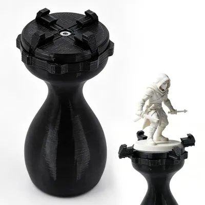 Modellhalter, schwarzer Malgriff für Miniaturen, Maßstabsmodell