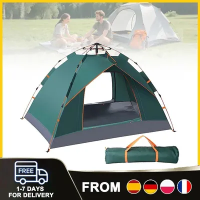 Immagine prodotto di Tenda da campeggio autogonfiabile leggera, adatta per escursioni in montagna e backpacking, per 2 persone