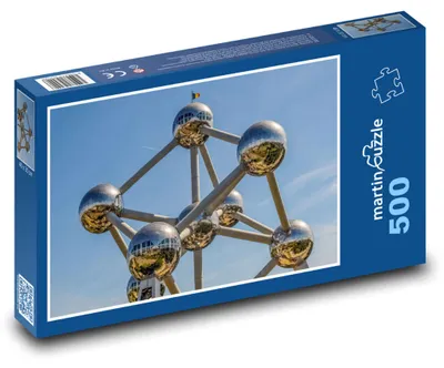 Zdjęcie produktu dla Puzzle 500 Atomium w Brukseli, Belgia - martinpuzzle