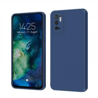 Produktbild von Liquid Silikon Hülle für Xiaomi - Farbe: Blau - Modellkompatibilität: Für Xiaomi Redmi Note 10 5G