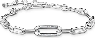 Produktbild von THOMAS SABO "Glieder Armband" Silber weisse Steine A2032-643