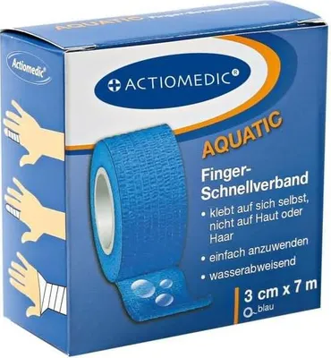 Produktbild von Schnellverband selbstklebend 5cmx7m blau