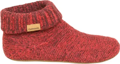 Produktbild von Gottstein Knit Boot Hüttenschuh Aus 100% Schurwolle, Sohle aus Rindsleder, Natürlich, leicht und temperaturregulierend