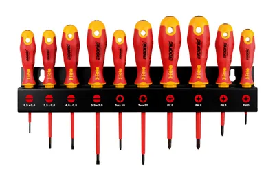Obrázok produktu pre SD ERGONIC VDE Satz XL Rack 10-tlg. SL/PH/PZ/TORX®