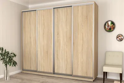 Obrázek produktu pro SIGAMI š280/v240 čtyřdveřová šatní skříň, dub sonoma