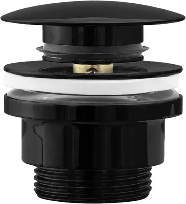 Produktbild von Rea Waschbeckenstöpsel universal click-clack Black Metalic