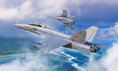 Produktbild von HobbyBoss 85819 - 1/48 F/A-18F Super Hornet VFC-12 - Neu