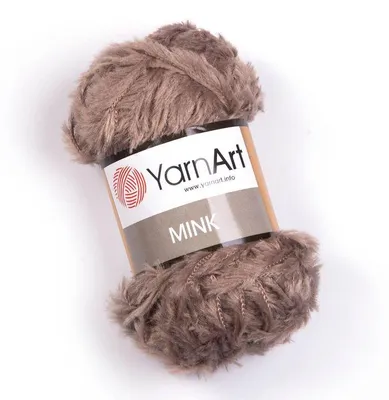 Produktbild von Nerz-Strickgarn von YarnArt - 332 Hellbraun