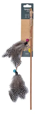 Image de Quapas ! 49117 Jouet naturel pour chats avec deux plumes