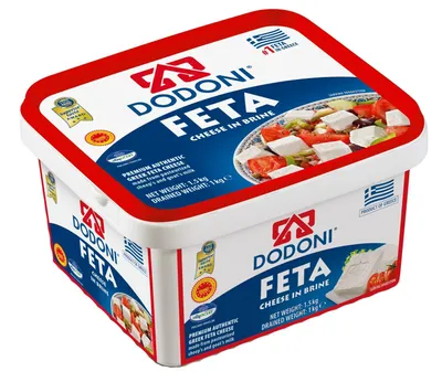 Produktbild von Dodoni Feta 5x 1kg Schafkäse Schafskäse in Salzlake 43% Fett i.Tr. Griechenland