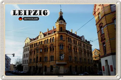 Produktbild von Blechschild Städte Leipziger Stötteritz Gebäude 30x20cm