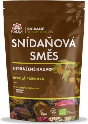 Immagine prodotto di Miscela per la colazione con cacao non tostato biologico 1 x 300 g