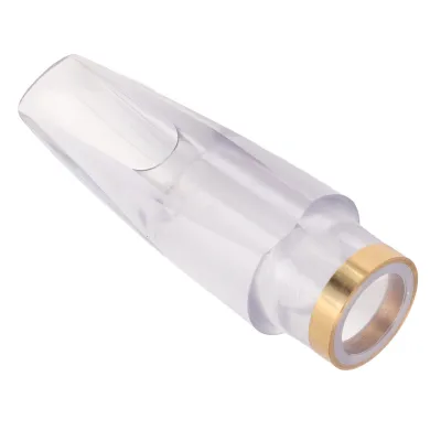 Immagine prodotto di Bocchino per sassofono contralto, bocchino per sassofono, bocchino per sassofono in plastica, bocchino di ricambio per sassofono, bocchino trasparente per sassofono, parte di sassofono