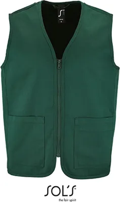 Produktbild von SOLs 02110 | Herren Bodywarmer Wallace - Farbe: Forest Green - Größe: L