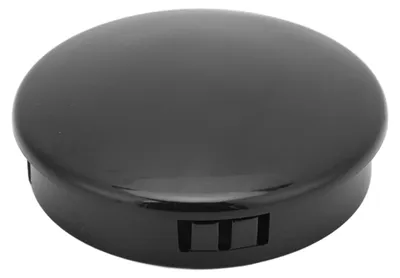 Image de Enjoliveur central noir de 2,75 pouces en PC pour volant de direction – Accessoires de haute résistance pour bateaux et yachts