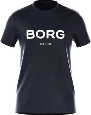 Produktbild von Björn Borg - Herren - Reguläres Borg-Logo-T-Shirt - Marine - Gr. M