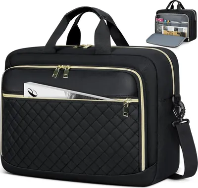 Produktbild von Laptoptasche 15,6 Zoll Damen Business Notebook Wasserdicht Schwarz