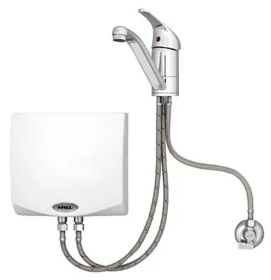 Obrázok produktu pre Prietokový ohrievač vody HAKL MK 4,5 kW + páková stojanková batéria