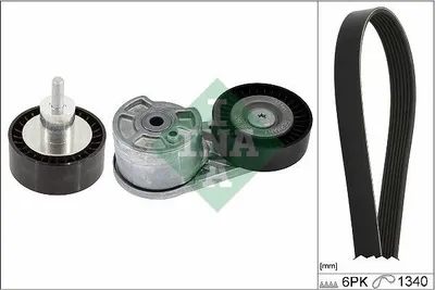 Produktbild von INA 529 0551 10 Keilrippenriemensatz für FORD Transit Custom V362 Kastenwagen (FY, FZ)