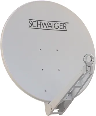 Produktbild von Schwaiger SPI085, 10,70 - 12,75 GHz, 39,3 dBi, Weiß, 85 cm