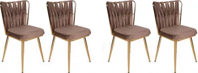 Produktbild von Skye Decor, Kuşaklı-213 V4, Esszimmerstühle, Hellbraun, 43 x 82 x 43 cm