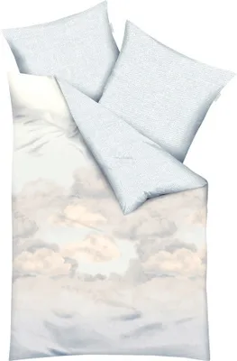 Obrázok produktu pre Musí mať posteľnú bielizeň modro-svetlo šedej farby s rozmermi 155x220 cm (80x80 cm)