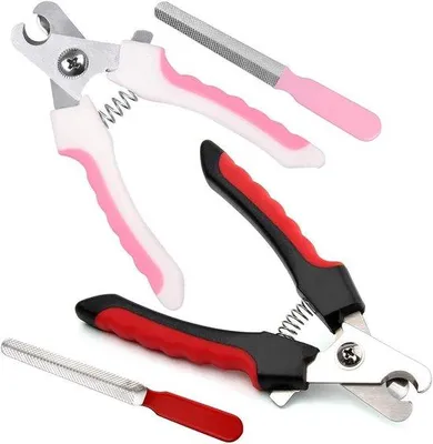 Produktbild von Famanu Nagelknipser Set für Hunde und Katzen mit Sicherheitsfunktion - Professionell