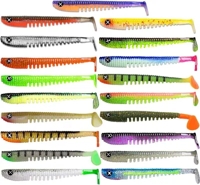 Produktbild von Monkey Lures King Lui 14cm - 4 Gummifische, Monkey Lures Farbe:Ghostface