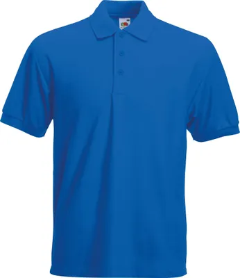 Immagine prodotto di Polo Fruit Of The Loom 65/35 da uomo in piqué, manica corta BC382 (XL) (blu reale)