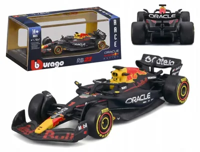 Produktbild von Bburago F1 Red Bull Racing RB21 Max Verstappen Modellauto 1:64 Sammlermodell Rennwagen