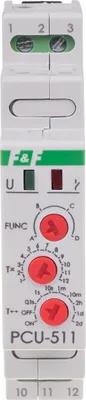 Zdjęcie produktu dla Trójfazowy licznik energii elektrycznej IP51 3x230/400 V Trójfazowy przekaźnik czasowy PCU-511UNI F&F