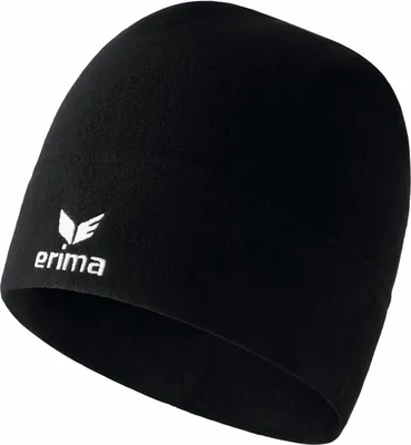 Produktbild von erima Fleece Beanie schwarz Kinder