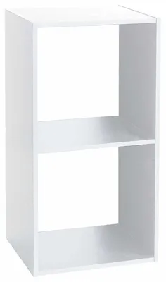 Produktbild von 5five Simply Smart Regal Mix N Modul 2x1, Holzspahn, Weiß, 34.5 x 67.5 cm, 138967C